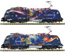Fleischmann 7570070 - Elektrolokomotive 1116 212-2 ´Fußball vereint Europa´, ÖBB
