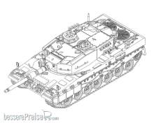 Trumpeter 757190 - 1/72 Leopard 2A4 MBT