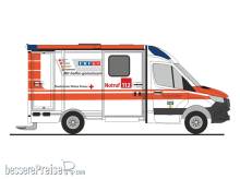 Rietze 76162 - Strobel RTW´18 DRK Dillingen Saar, 1:87