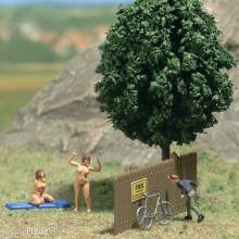 Noch Figurines FKK Baigneurs – Lot De 6 Nudistes Pour Maquettes – Échelle HO – Dès 14 Ans