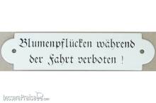 Heyn 7701 - Blumenpflücken während der Fahrt verboten!