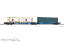 Tillig 77082 - Doppeltragwagen Sdggmrs 744 der Eisenbahn Gesellschaft Potsdam mbH (EGP)