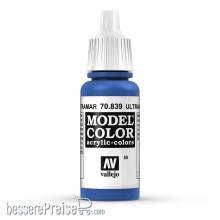 Vallejo 770839 - Ultramarinblau, Matt, 17 ml