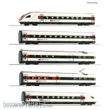 Roco 7720036 - 5-tlg. Set: Elektrischer Triebzug ICN RABDe 500 039-8, SBB