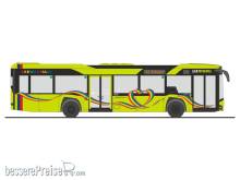 Rietze 77213 - Solaris Urbino 12´19 LIEmobil - Regenbogenbus (FL), 1:87