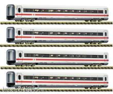 Fleischmann 7760004 - 4-tlg. Set: Ergänzungswagen zum ICE 2 (BR 402), DB AG