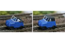 Kres 77777 - Gleiskraftrad GKR Typ 1 blau, Bausatz