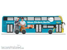 Rietze 78016 - Alexander Dennis Enviro 500 BVG - IBB Förderbank Berlin, 1:87