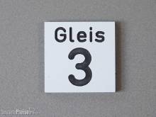 Heyn 7812-3 - Nummernschild für Gleis 3, klein Spur 1