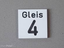 Heyn 7812-4 - Nummernschild für Gleis 4, klein Spur 1