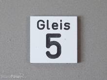 Heyn 7812-5 - Nummernschild für Gleis 5, klein Spur 1