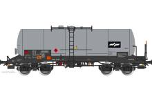 Albert Modell 785030 - Kesselwagen Bauart Zas-z der SZ - Ep.V in silbergrauer (Alu-Metalloptik) Farbgebung