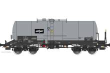 Albert Modell 785031 - Kesselwagen Bauart Zas-z der SLO-SZ - Ep.VI in silbergrauer (Alu-Metalloptik) Farbgebung