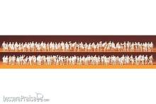 Preiser 79008 - N Reisende,Pass. unbemalt