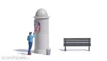 Busch 7909 - Action Set: Plakatkleber