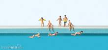 Preiser 79091 - N Kinder im Schwimmbad