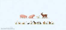 Preiser 79093 - N Kleintierset