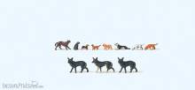 Preiser 79122 - N Hunde