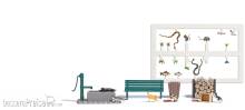 Busch 7921 - Action Set: Spielende Katzen