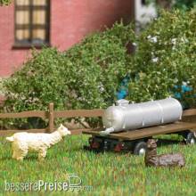 Busch 79862 - Action Set: Alpakas mit Wasserfass