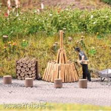 Busch 79941 - Action Set: Holz schichten