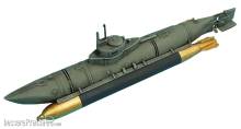 ArtMaster 80.092 - Klein U-Boot Biber mit Verladung als Ladegut H0