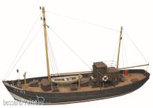 ArtMaster 80.201 - Finkenwerder Fischkutter H0 - limitierte Sonderauflage mit Takel und Segelsatz, Beschriftungssatz