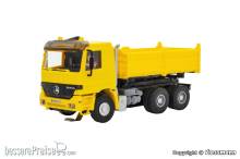 Viessmann 8015 - H0 MB ACTROS 3-achs Muldenkipper mit mit Rundumleuchten, gelb, Basis, Funktionsmodell
