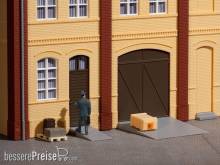 Auhagen 80251 - Tore und Türen braun, Stufen, Rampen