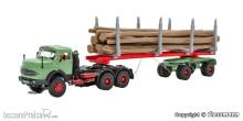 Viessmann 8036 - H0 MB Rundhauber 3-achs mit Langholztransporter, Basis, Funktionsmodell