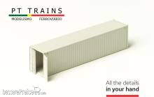 PT Trains 804001 - Container 40´ HC tipo MSCundecorated Branco/weiß
