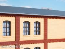 Auhagen 80416 - Säulen Obergeschoss und Ziegelfriese rot