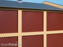 Auhagen 80417 - Säulen Obergeschoss und Ziegelfriese gelb
