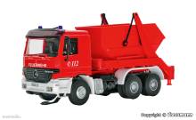 Viessmann 8053 - H0 Feuerwehr MB ACTROS 3-achs Absetzkipper mit Rundumleuchten, Basis, Funktionsmodell