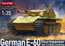 Modelcollect UA35011 - 1:35 Fist of war, WWII German E-60 heavy tank with twin