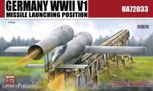 Modelcollect UA72033 - Germany WWII V1 Missile launching positi 2 in 1 in 1:72
