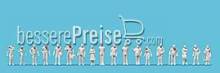 Preiser 80993 - Passanten. 18 unbemalte Miniaturfiguren. Bausatz