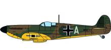OXFORD Aviation 81AC086S - Spitfire MK.I - Luftwaffe Beuteflugzeug (ohne Hakenkreuz)