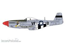 OXFORD Aviation 81AC126 - P-51 Mustang - Capt.D.R.Emerson, 336th FS, 4th FG, 8th AF, Debden UK 1944 - 413317 / VF-B