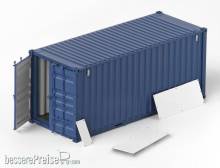 PT Trains 820000B - Container 20´DV für Baustelle Blau RAL 5010
