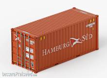 PT Trains 820007 - Container 20´DV HAMBURG SÜD (SUDU171308)