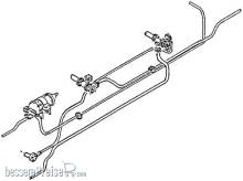 Weinert 8238 - Armaturen und Generator für Baureihe 64 - linke Lokseite
