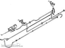Weinert 82390 - Leitungsbündel für Baureihe 41 DB - linke Seite