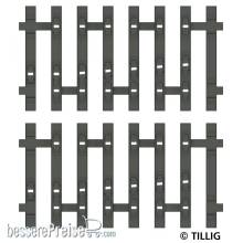 Tillig 83193 - Flex-Schwellenband Zwangsgleis (einseitig) links 2 x 41,5 mm Endstück