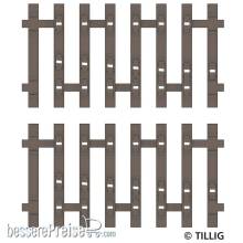 Tillig 83194 - Flex-Schwellenband Zwangsgleis (einseitig) rechts 2 x 41,5mm Endstück