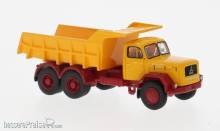 Brekina 83300 - Brekina, Magirus Jupiter Kipper, dunkelgelb/dunkelrot, 1960, 1:87