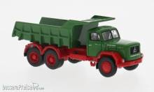 Brekina 83306 - Brekina, Magirus Jupiter Kipper, grün/rot, 1960, 1:87