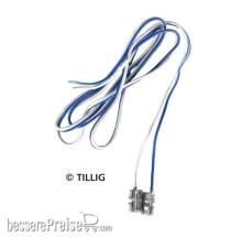 Tillig 83956 - Bettungsgleis grau Schienenverbinder mit Anschlusselement
