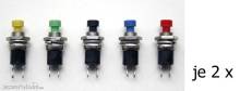 Tams Elektronik 84-52110-10 - Drucktaster, 1xSchließer, 1A, LowCost, farbsortiert