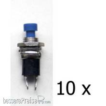 Tams Elektronik 84-52116-10 - Drucktaster, 1xSchließer, 1A, LowCost, blau